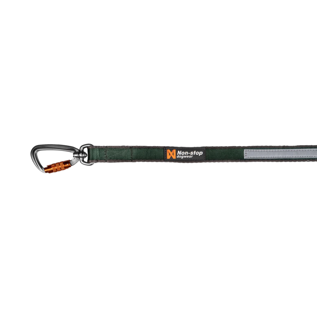 Non-stop dogwear Move Leash - Green - Secure & Practical