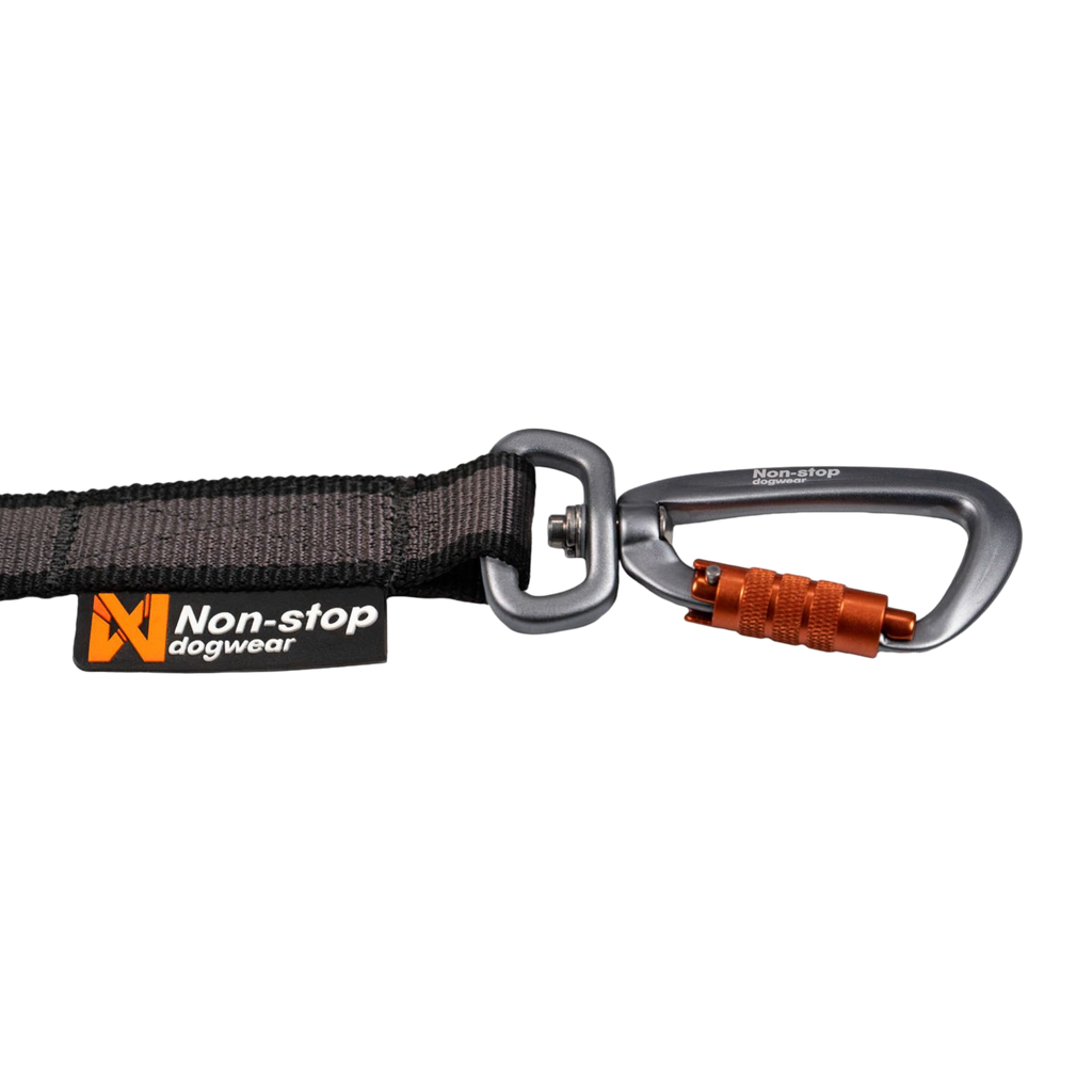 Non-stop dogwear Touring Bungee Adjustable Leash - Negro