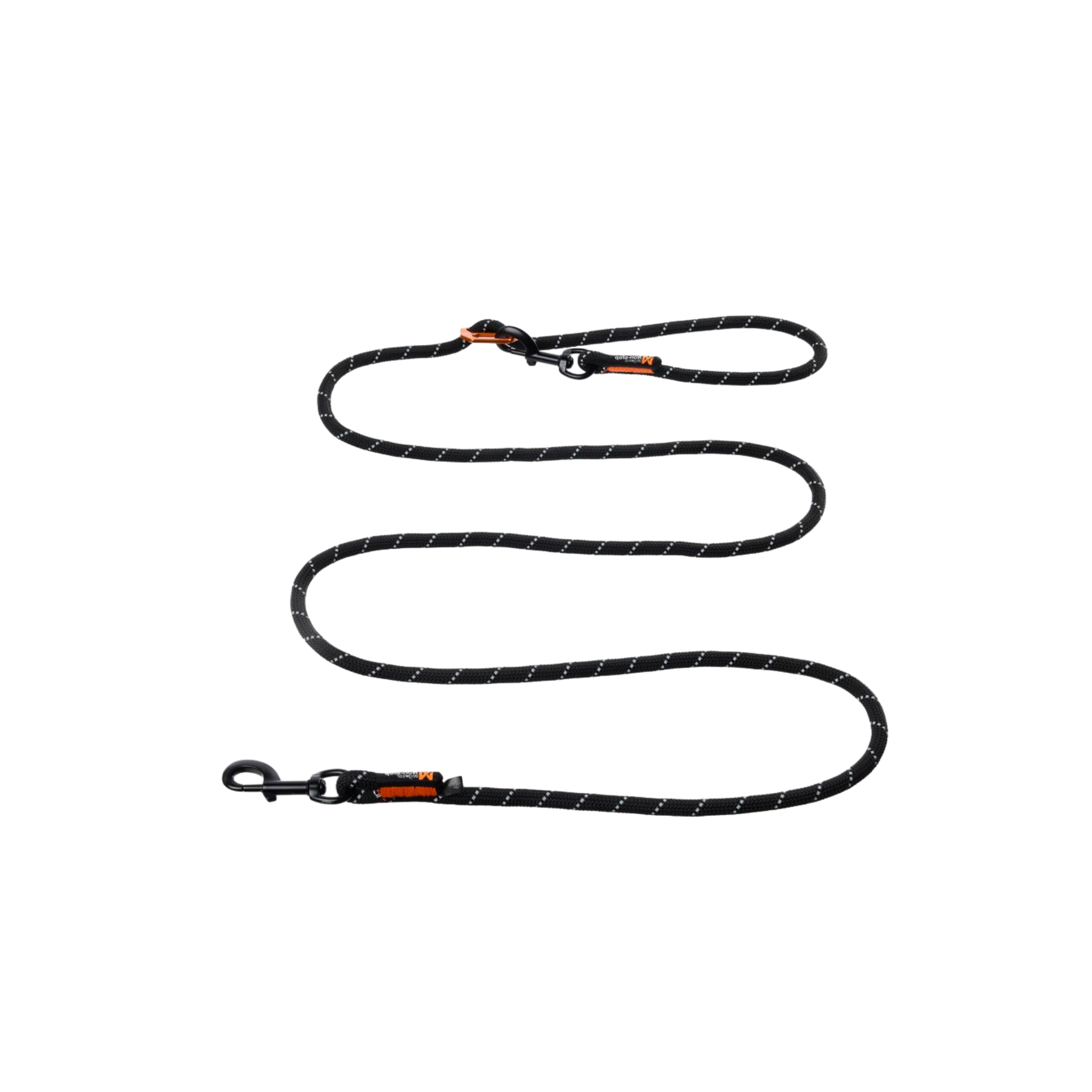 Non-stop dogwear Rock Adjustable Leash - Negro - Resistente y Versátil