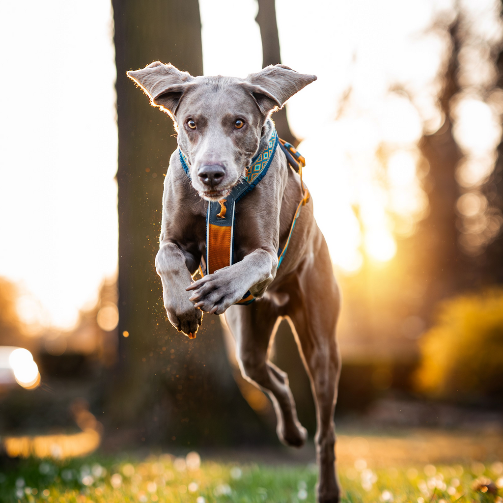 Non-stop dogwear Line Harness 5.0 - Teal/Oak - Resilient & Versatile