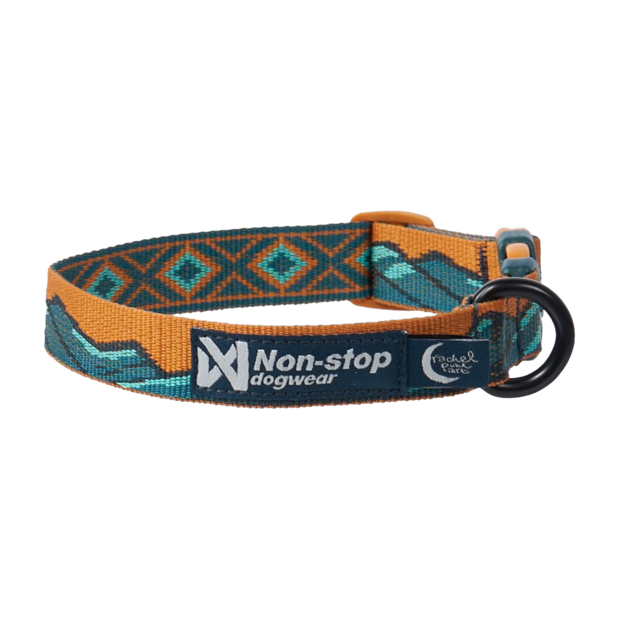 Non-stop dogwear Trail Quest Dog Collar - Teal/Oak