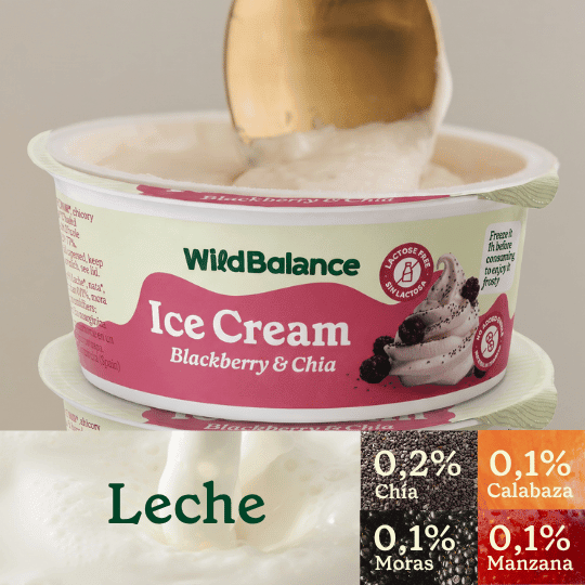 Wild Balance Yogur Congelado – Blackberry & Chia – Sin Lactosa