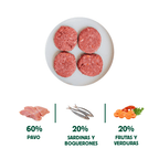 Wild Balance Comida BARF para Perros - Boquerón y Sardina