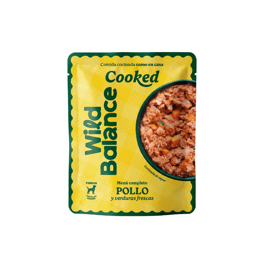Wild Balance Comida Para Perros Congelada Cocinada Levemente - Pollo & Verduras - Adultos