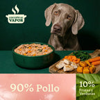 Wild Balance Comida Para Perros Congelada Cocinada Levemente - Pollo & Verduras - Adultos