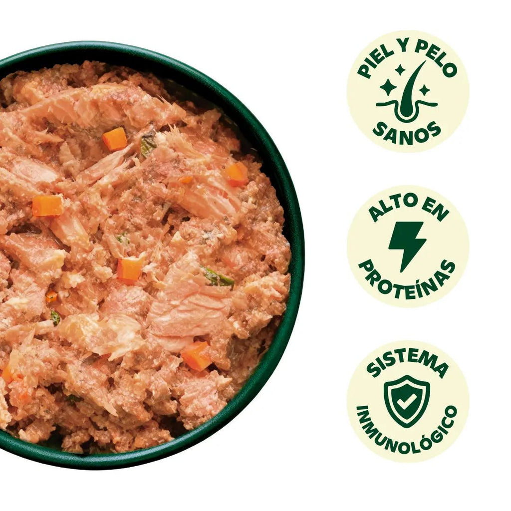Wild Balance Comida Cocinada Para Perros Congelada - Receta De Salmón