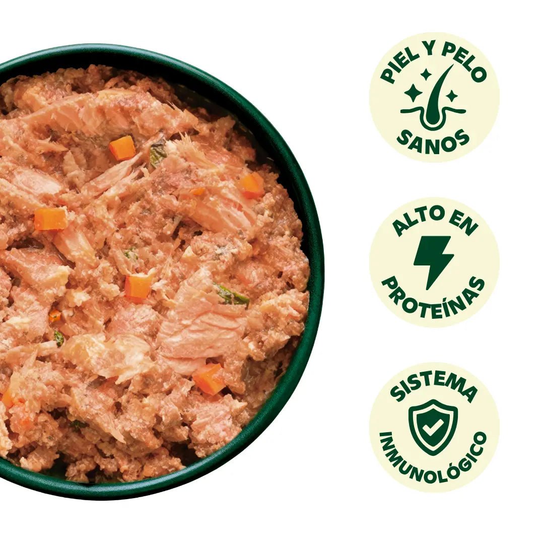 Wild Balance Comida Cocinada Para Perros Congelada - Receta De Salmón