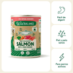 Wild Balance Comida húmeda para perros - Salmón y verduras - Perros adultos