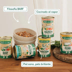 Wild Balance Comida húmeda para perros - Salmón y verduras - Perros adultos