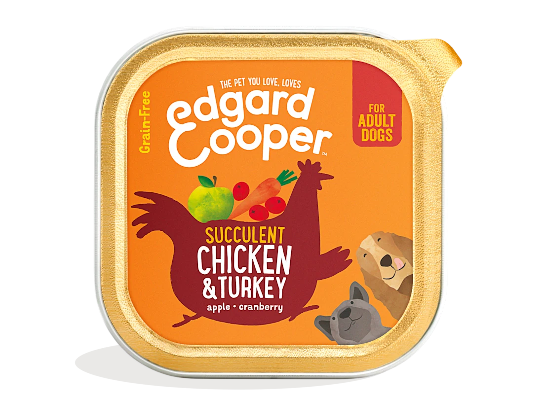 Edgard & Cooper Wet Dog Food - Chicken & Turkey - Grain‑Free Adult