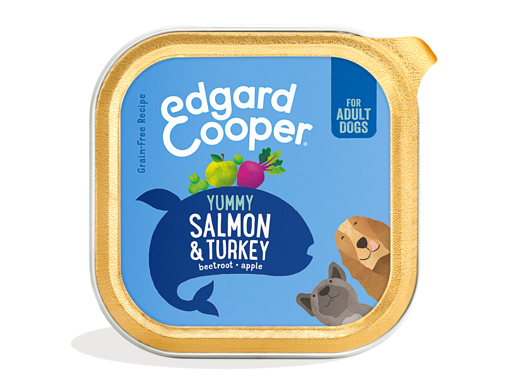 Edgard & Cooper Wet Dog Food - Salmon & Turkey Recipe - Hypoallergenic