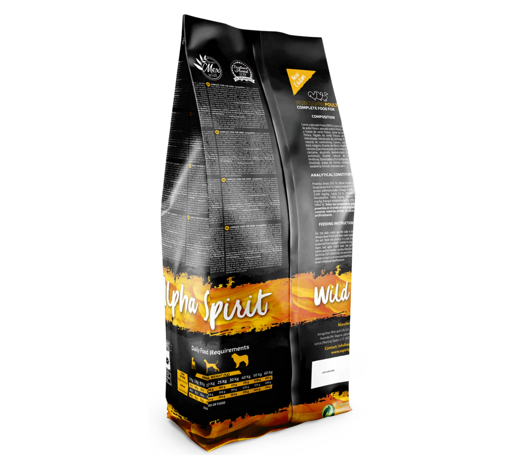 Alpha Spirit Kibble - Poultry - Adult Dogs (The Only One)