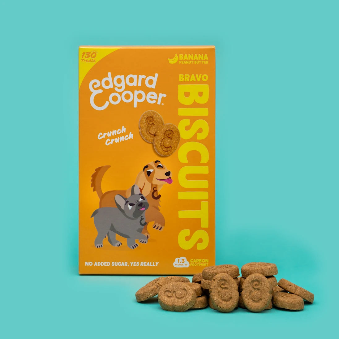 Edgard & Cooper Dog Treats – Banana & Peanut Butter – Plant-Based