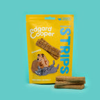 Edgard & Cooper Dog Treats  – Turkey and Chicken Strips – Grain‑Free