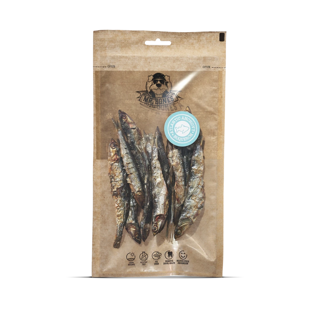 Mr.Bones Natural Dog Chews – Atlantic Anchovy – Grain‑Free