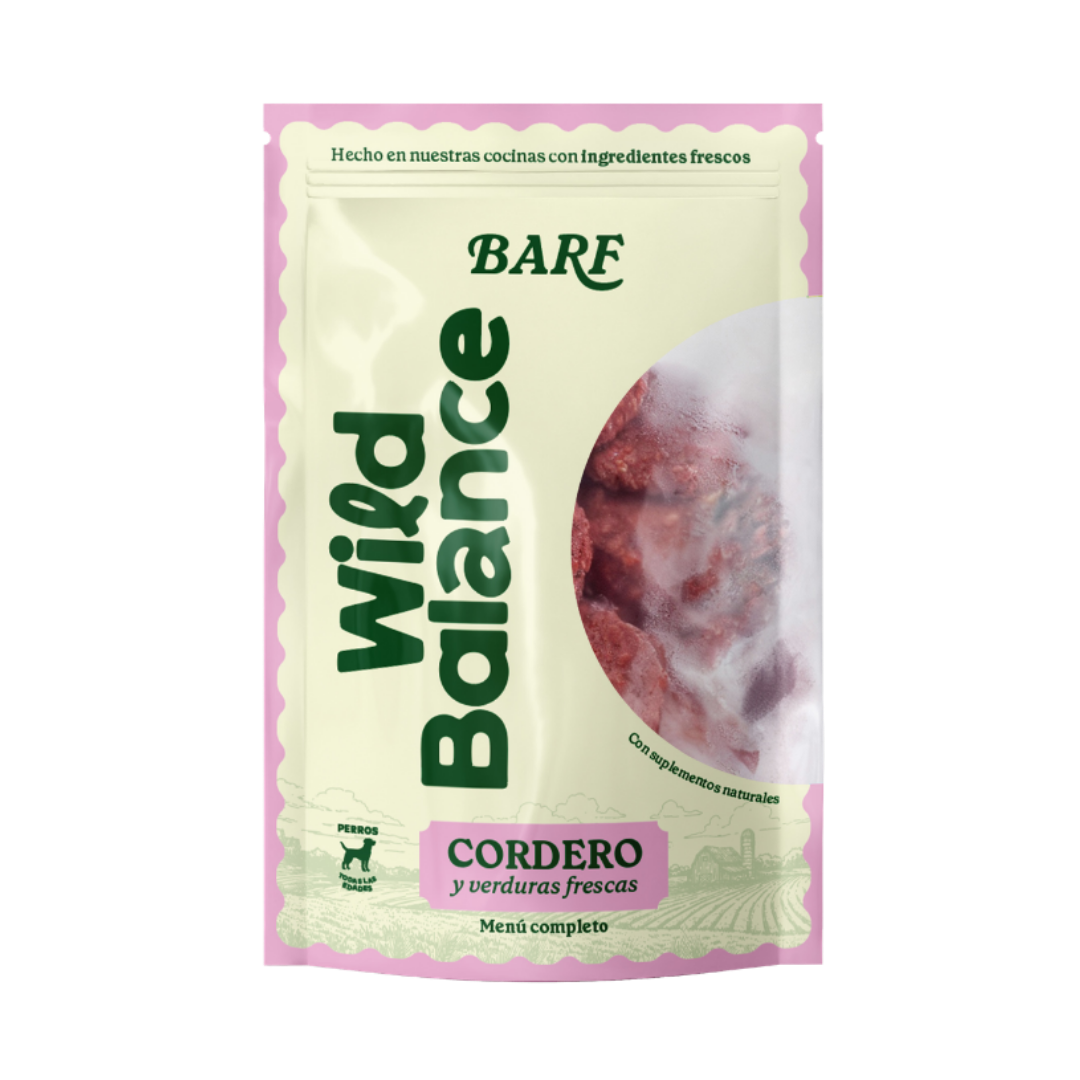Wild Balance Comida BARF para Perros - Cordero (Monoproteico)