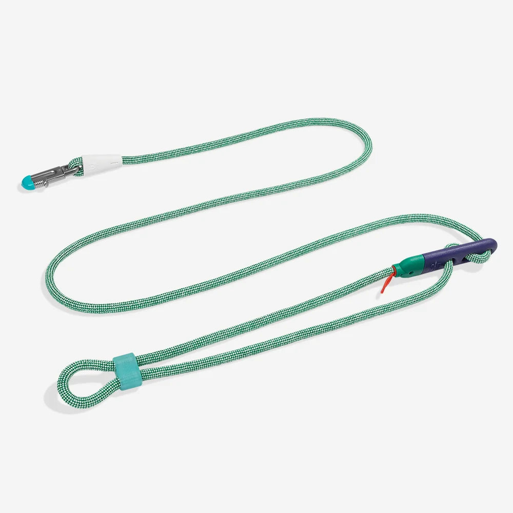 Zee.Dog – Velvet Vibes Green – Hands-Free Leash