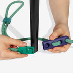 Zee.Dog – Velvet Vibes Green – Hands-Free Leash