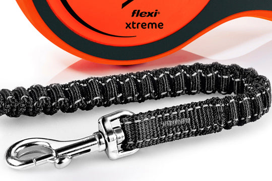 Flexi – Xtreme Tape Leash M Orange – Bite Resistant