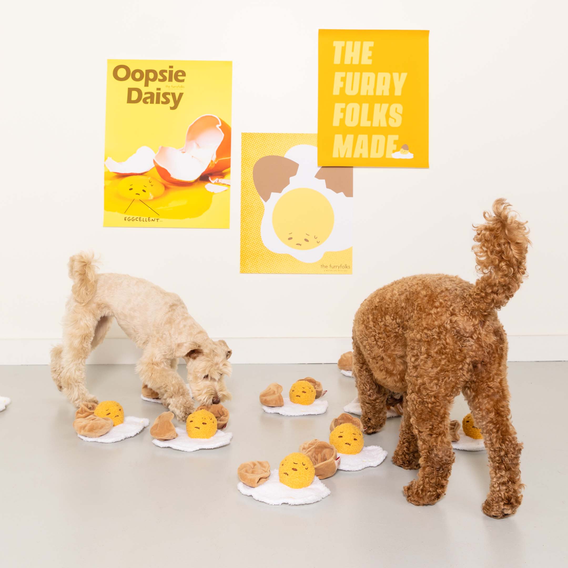 The Furryfolks – Egg Cellent – Dog Interactive Nosework Toy