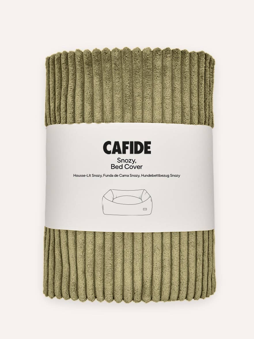 CAFIDE - Cama para Perros de Pana Negra, Snozy
