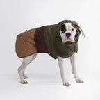 Spark Paws - Breatheshield™ Dog Raincoat - Green Brown Tan