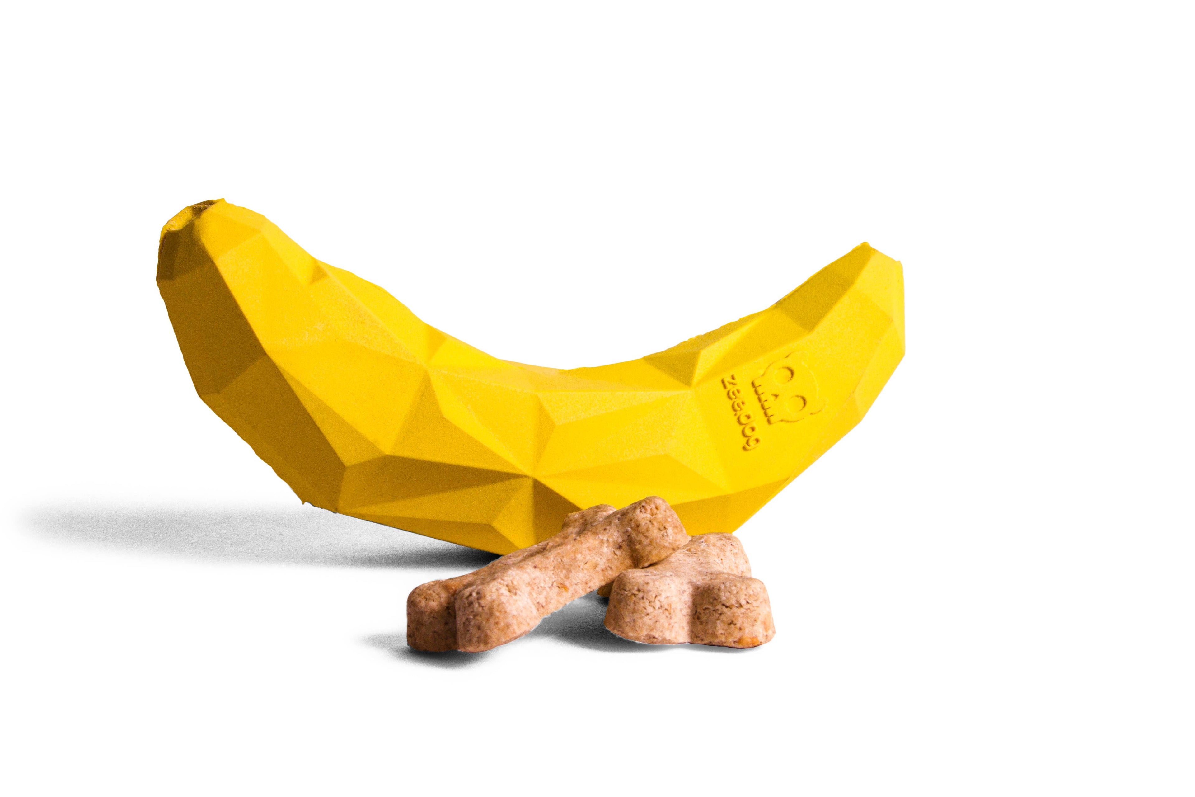 Zee.Dog – Super Banana – Interactive Treat-Dispensing Dog Toy