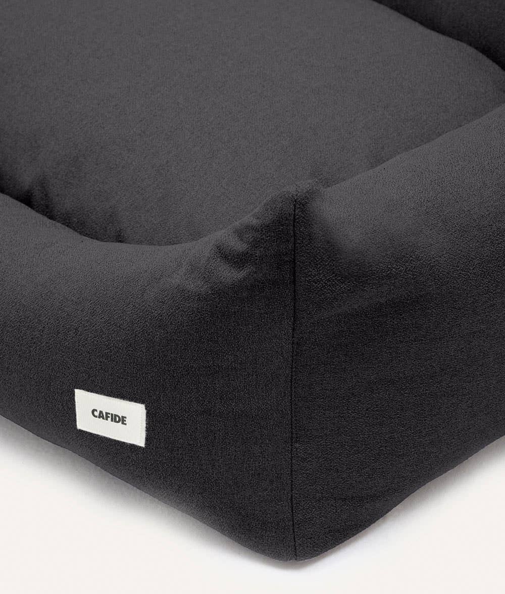 CAFIDE – Anthracite Black – Recycled Foam Fill Dog Bed