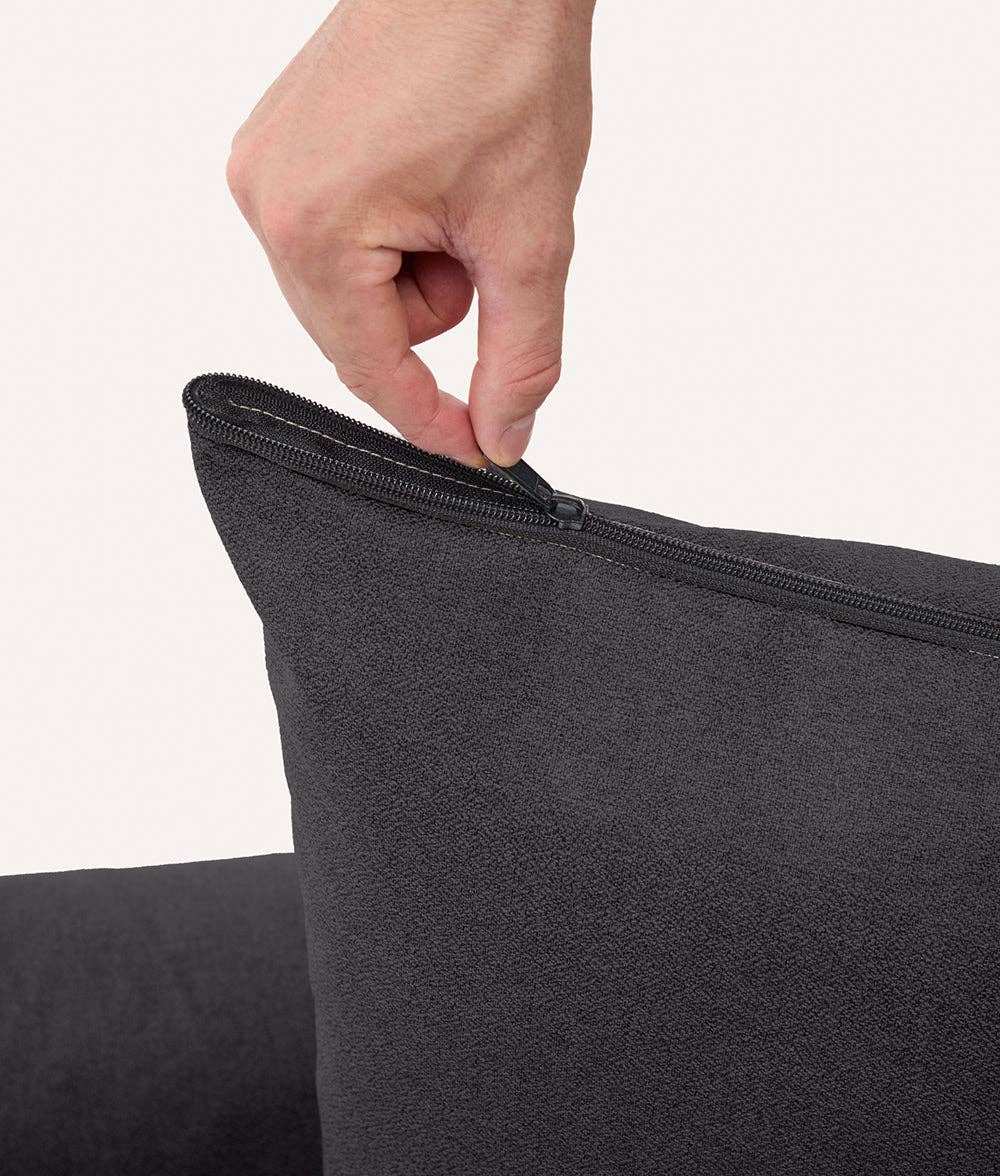 CAFIDE – Anthracite Black – Recycled Foam Fill Dog Bed