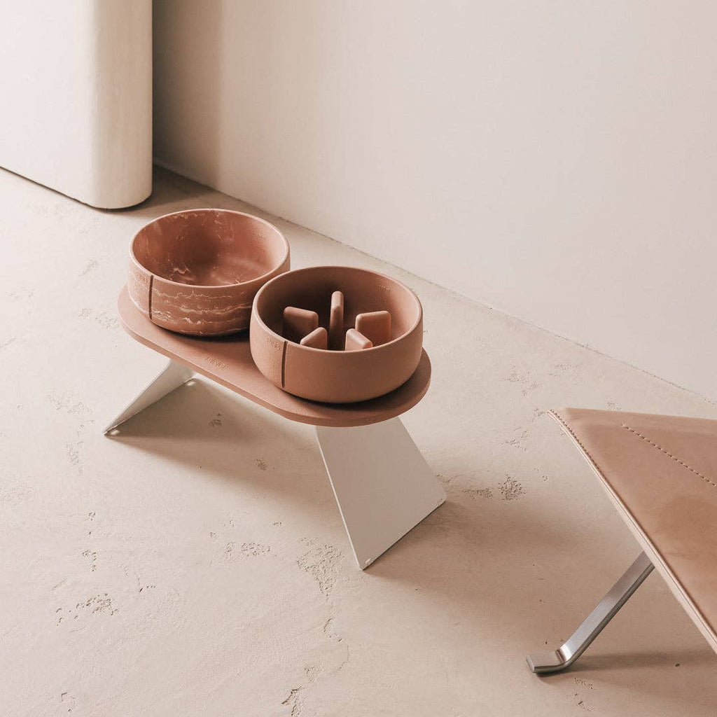 Pino – Cuenco Clásico para Perros – Ultra-durable Arenisca & Hipoalergénico