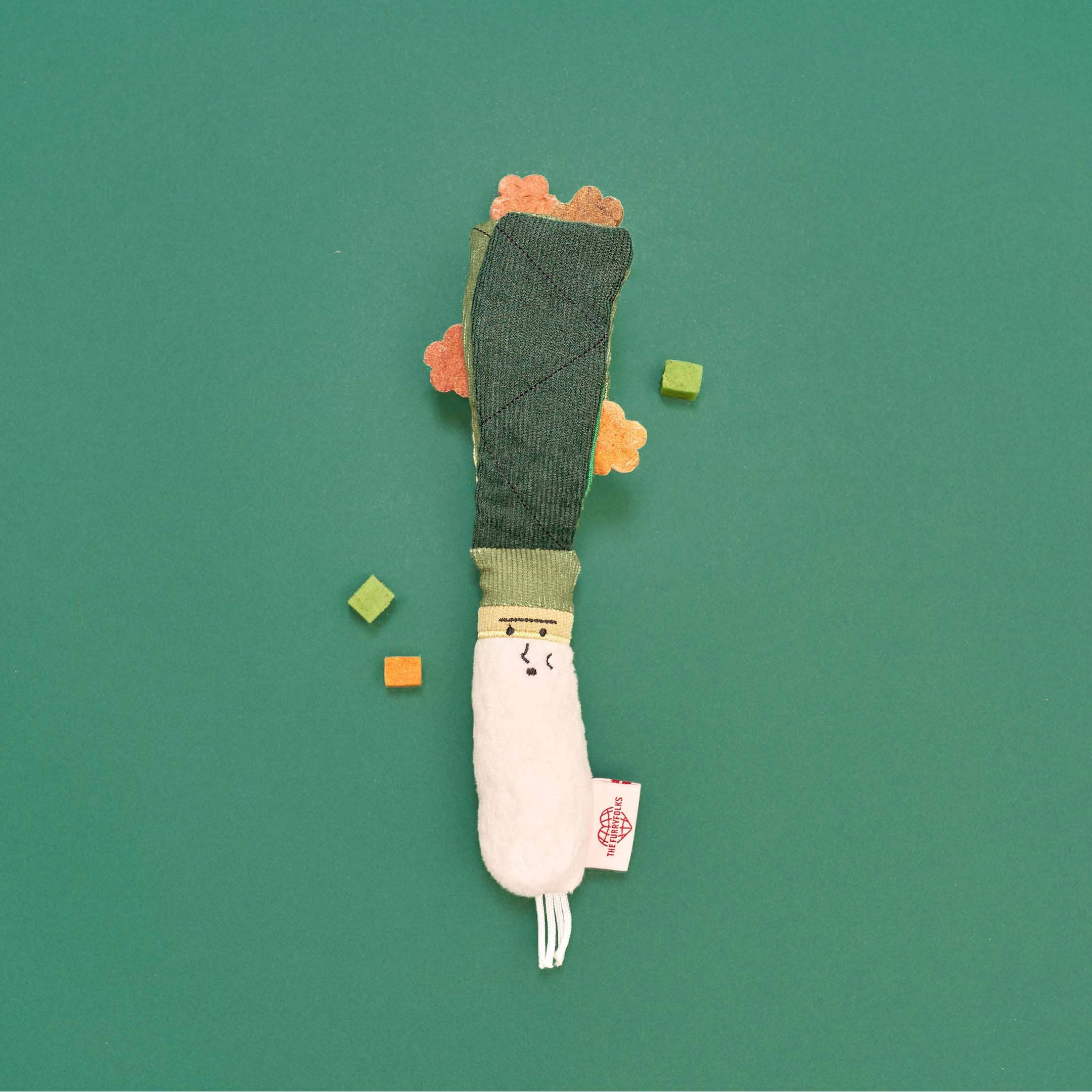 The Furryfolks – Green Onion – Dog Interactive Nosework Toy