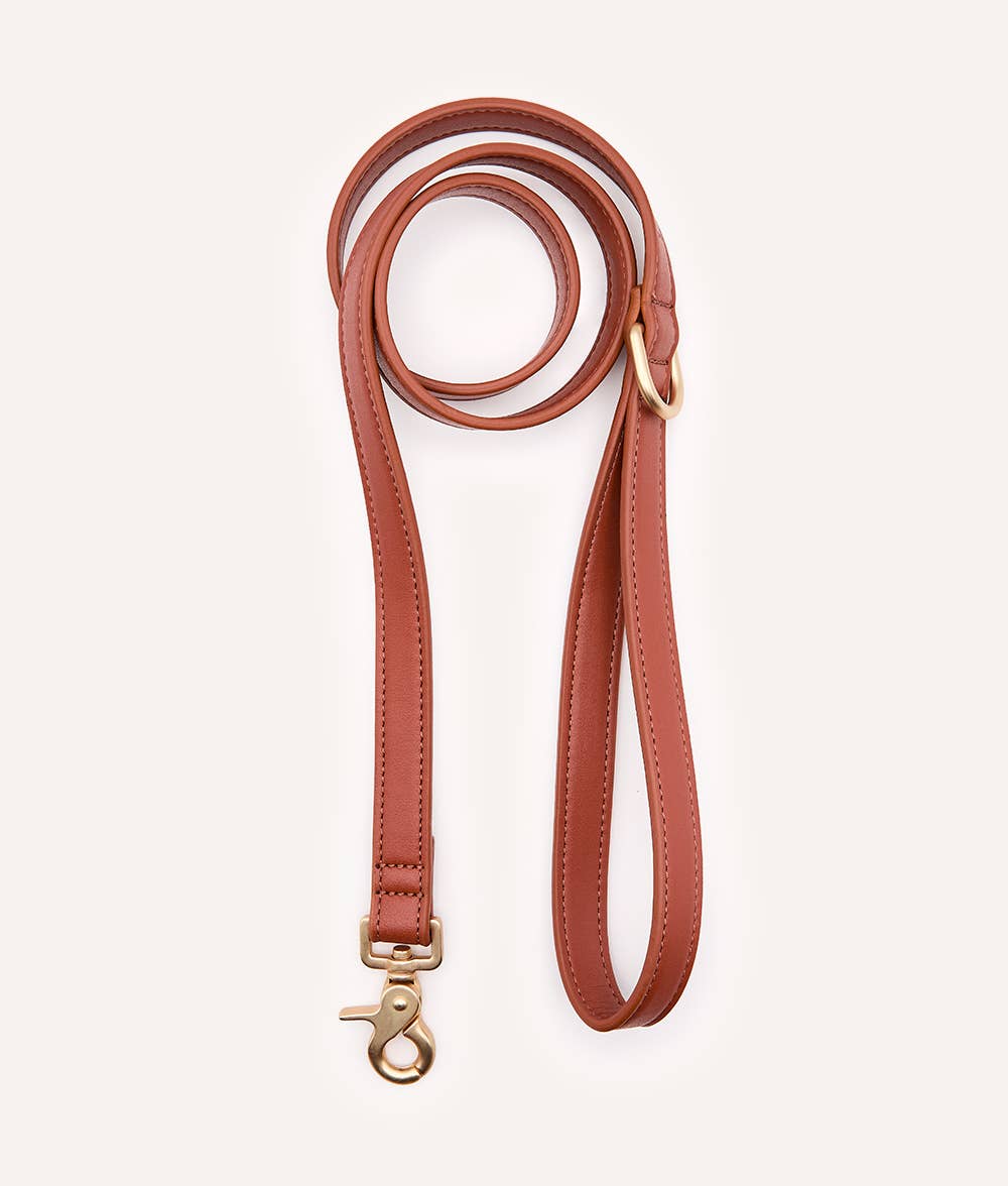 CAFIDE – Jala Leash Brown – Vegan Leather