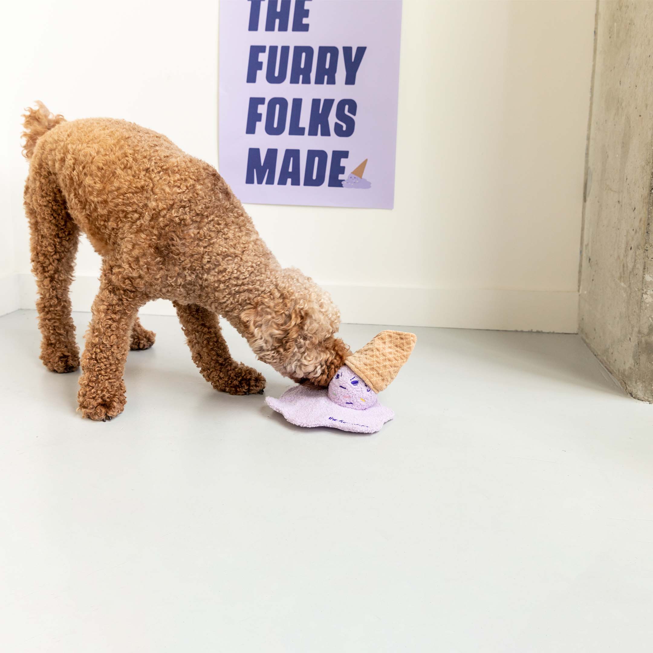 The Furryfolks – I Scream – Dog Interactive Nosework Toy
