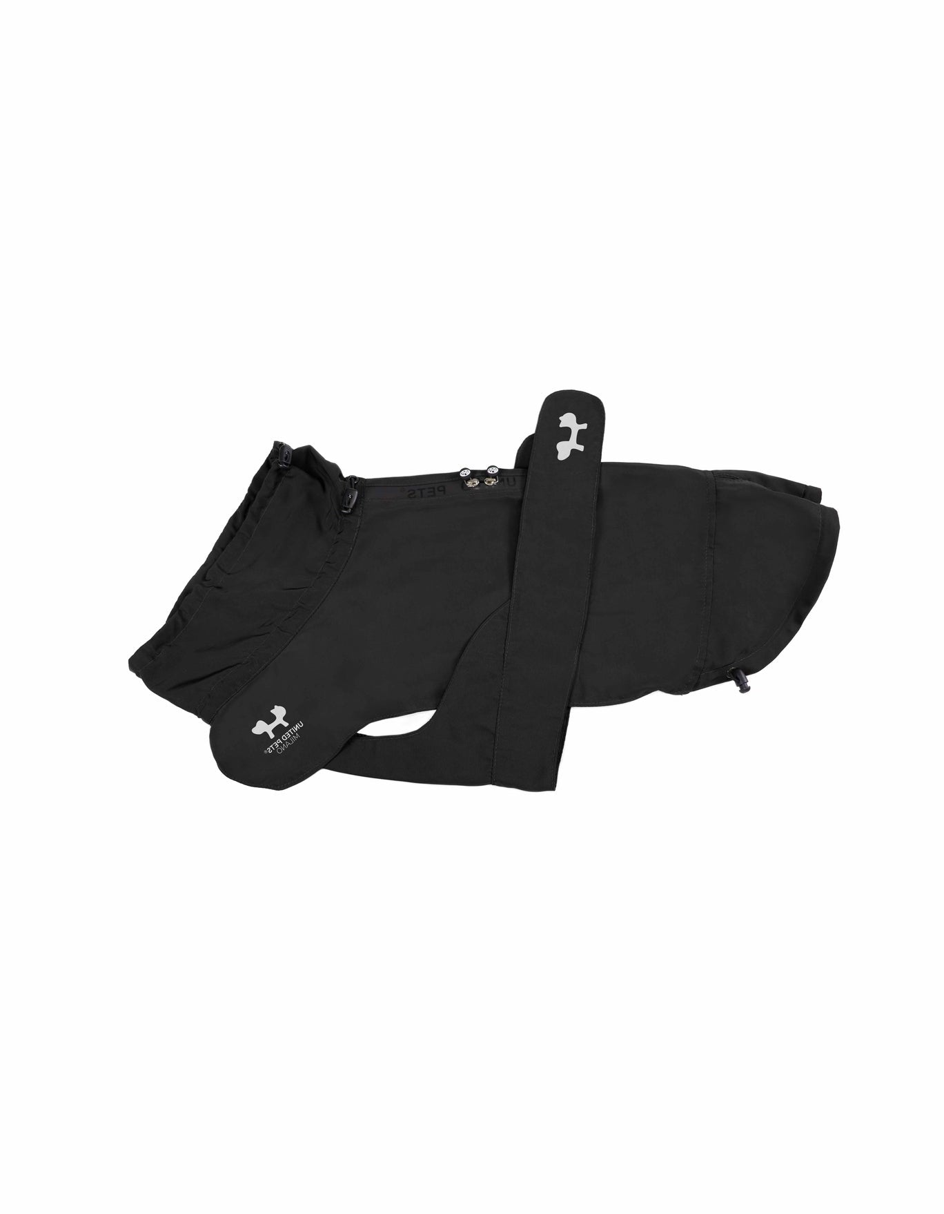 United Pets – Chubasquero de Poliéster suave - Negro