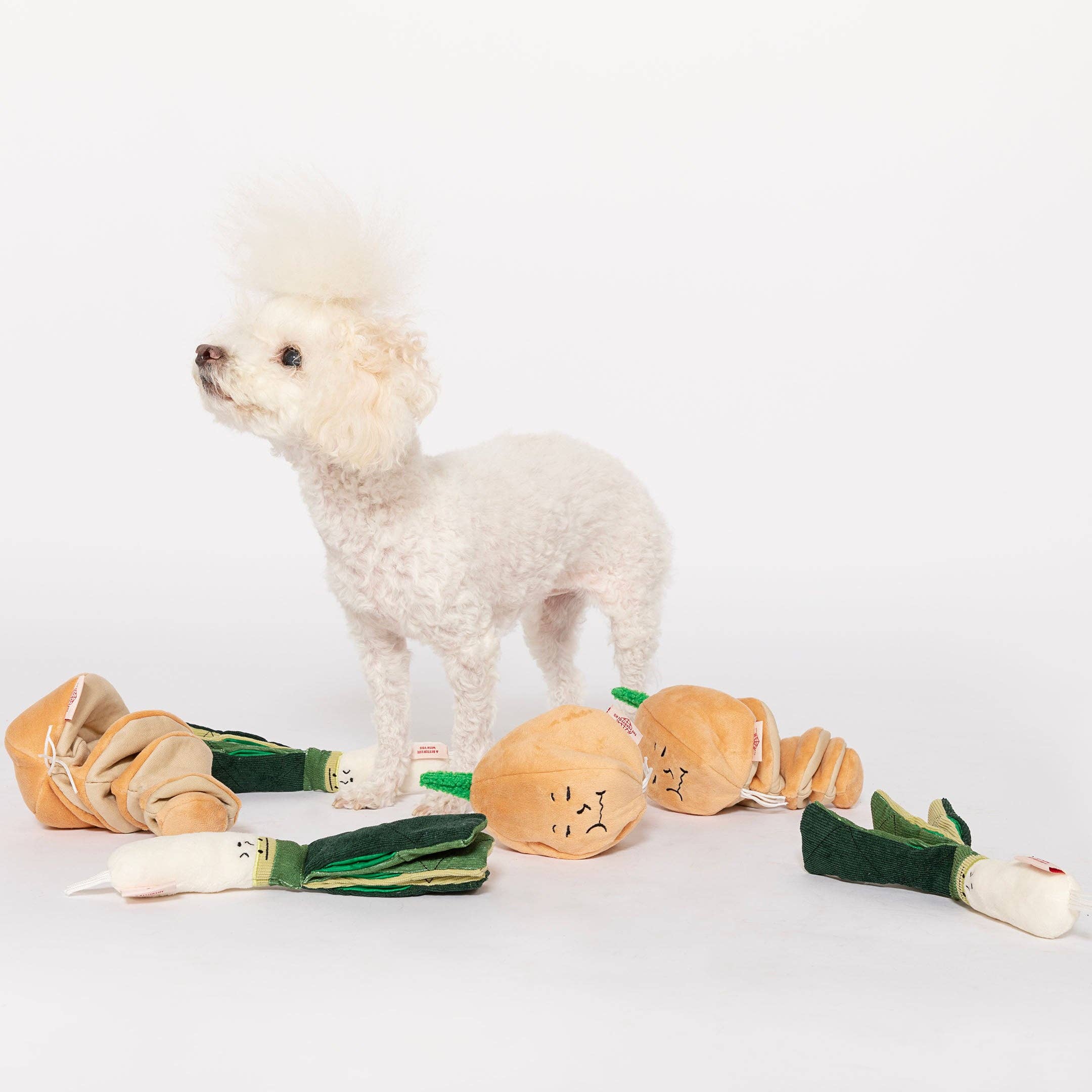 The Furryfolks – Green Onion – Dog Interactive Nosework Toy