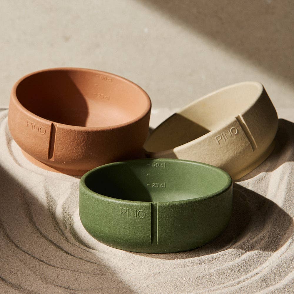 Pino – Classic Dog Bowl – Ultra-durable Sandstone & Hypoallergenic