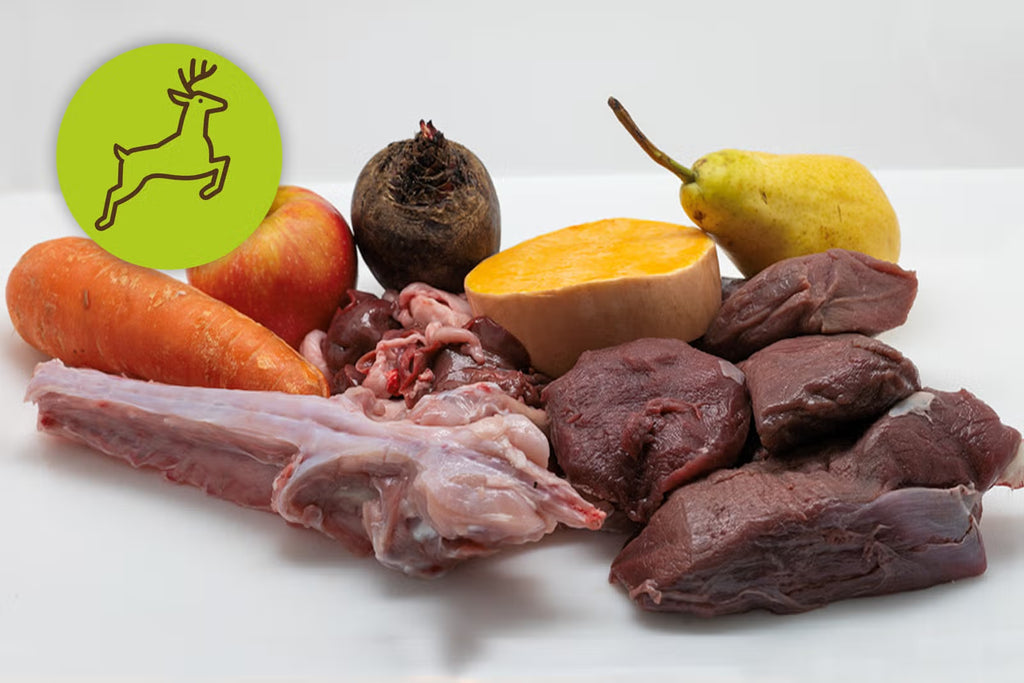 MoltBoo – Menú BARF de Ciervo y Conejo