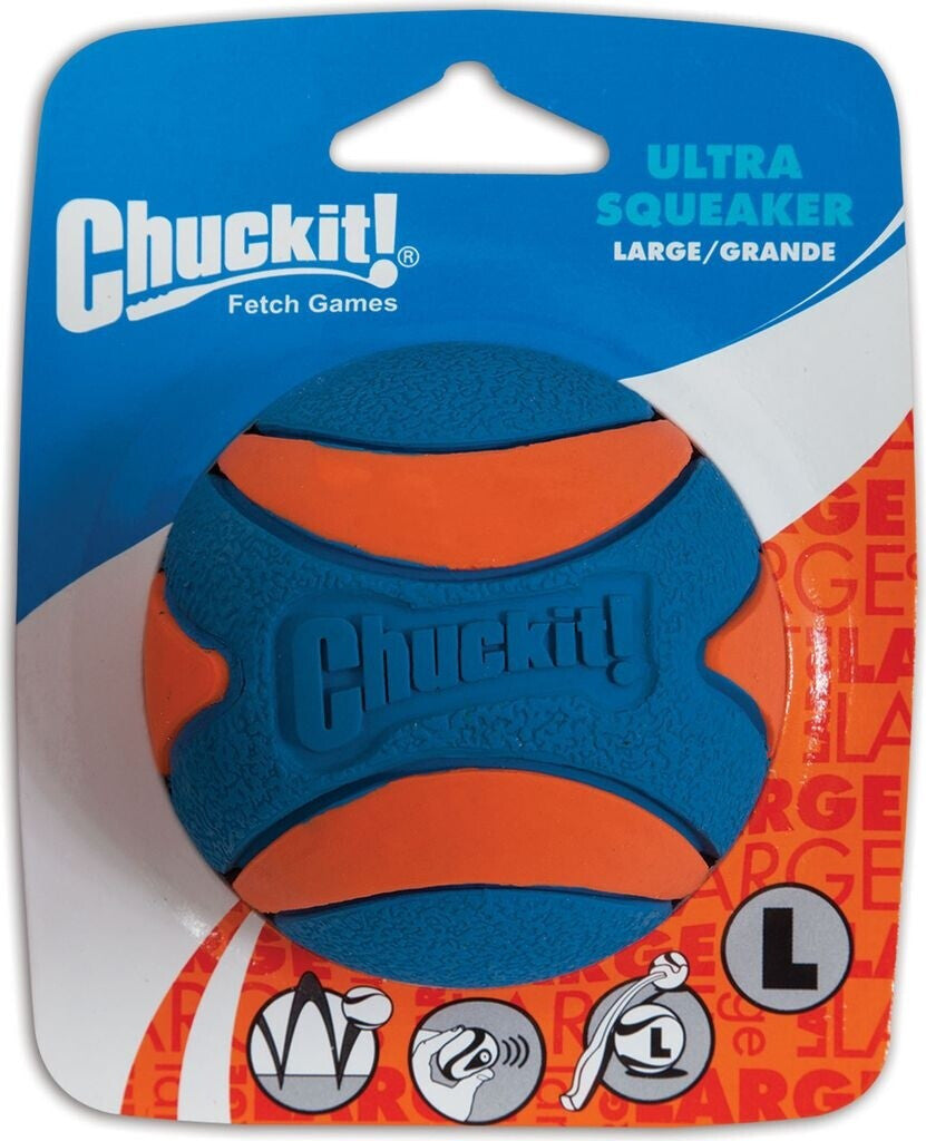 Chuckit! – Ultra Squeaker Ball – Goma Natural