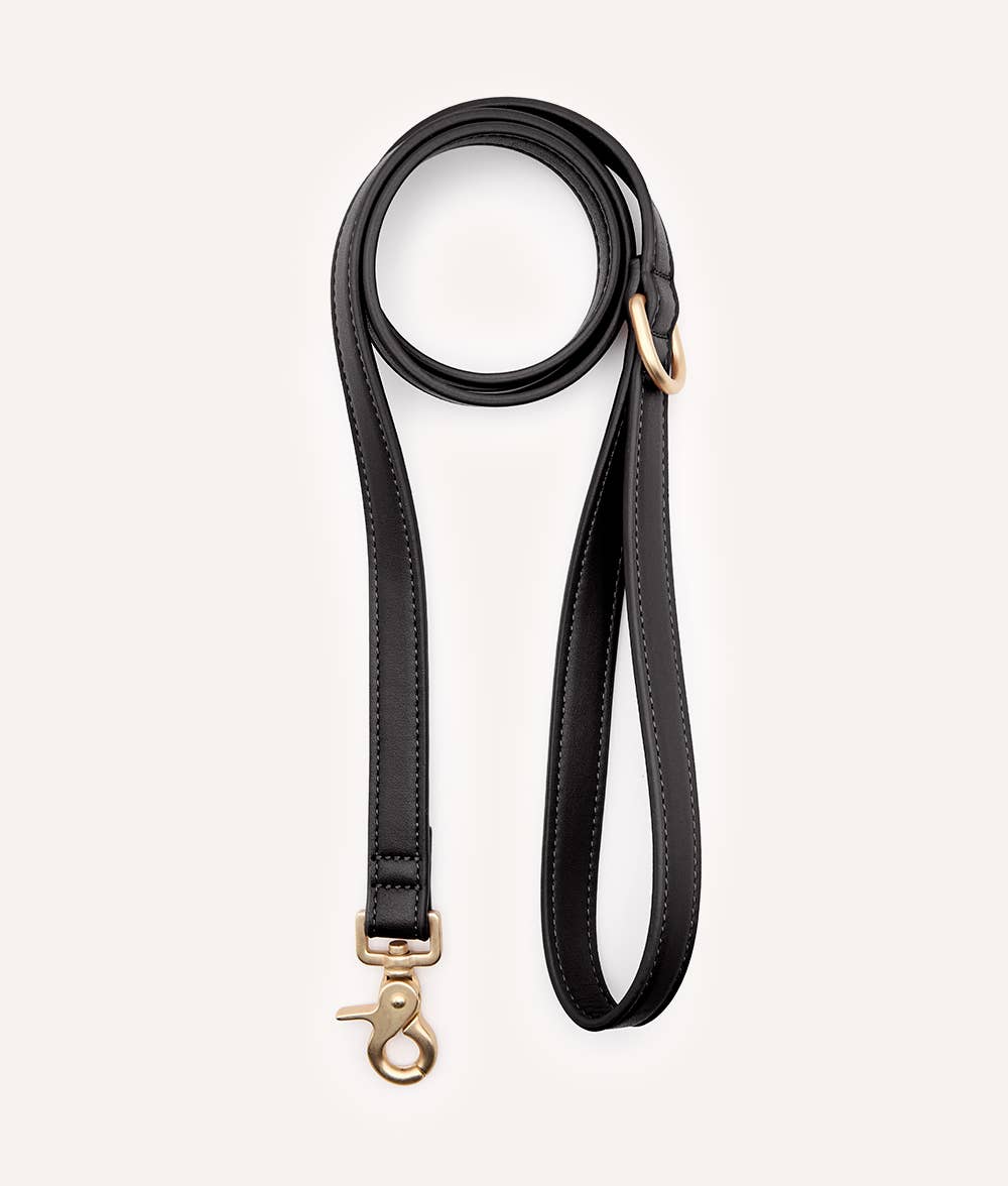 CAFIDE – Jala Leash Black – Vegan Leather