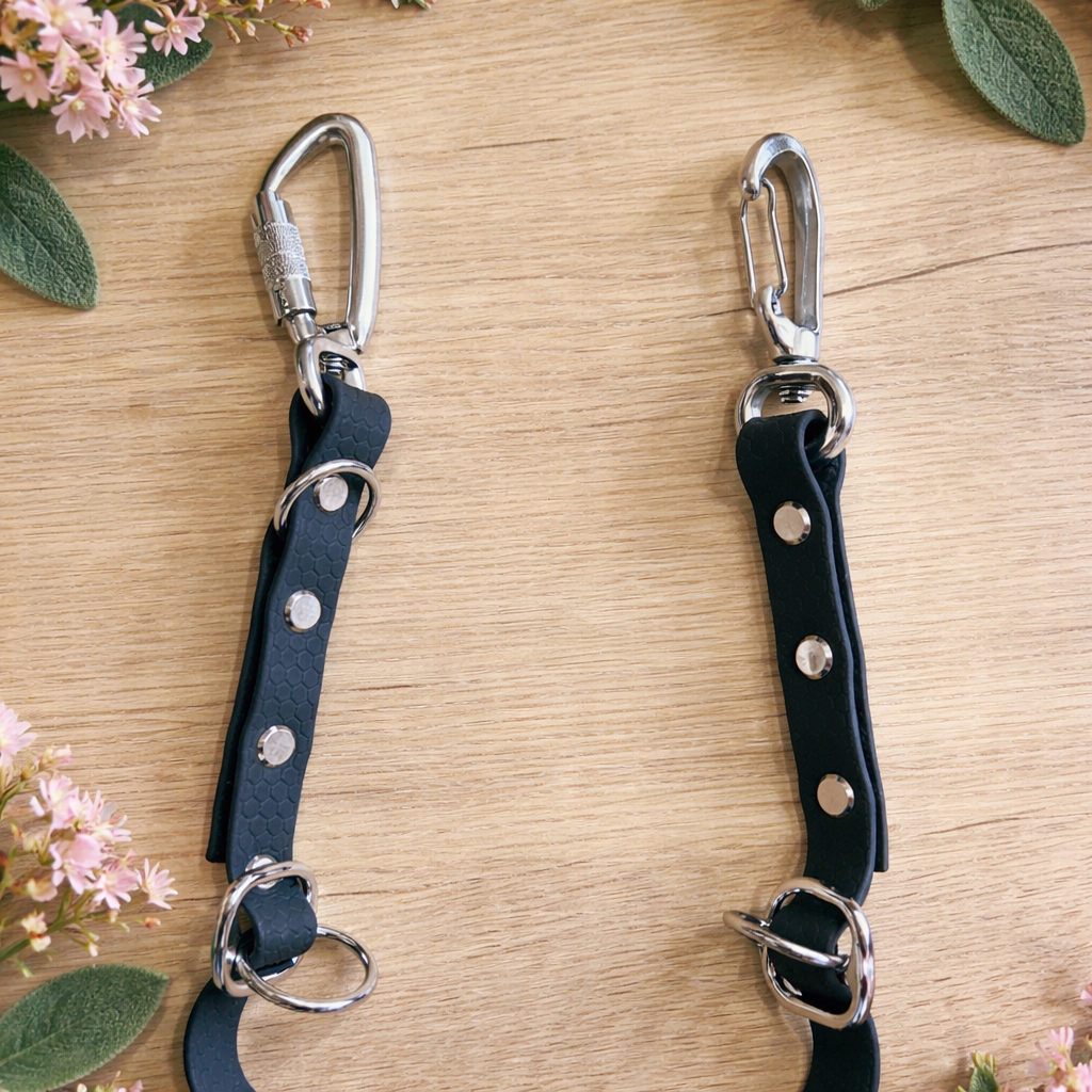 MásQcan - CorreaPVC Hexa Negra - Multiposición 3 m / 5 m