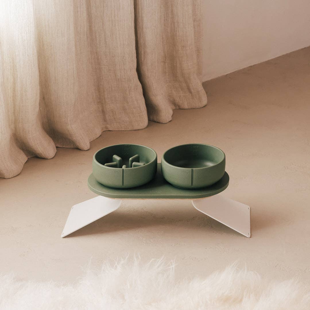 Pino – Cuenco Clásico para Perros – Ultra-durable Arenisca & Hipoalergénico