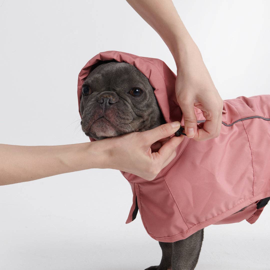 Spark Paws - Breatheshield™ Dog Raincoat - Sea Pink