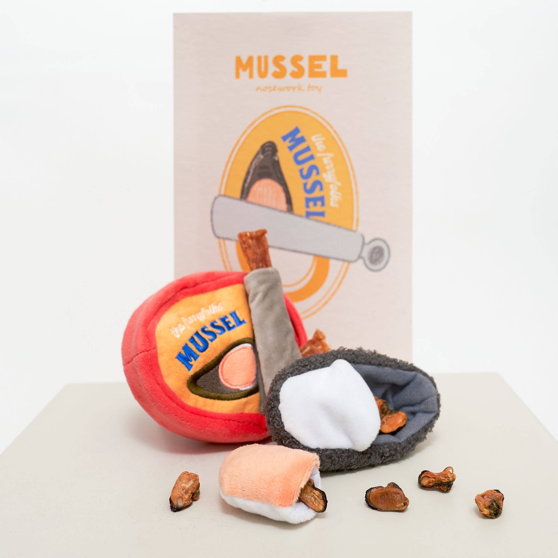 The Furryfolks – Tinned Mussel – Dog Interactive Nosework Toy