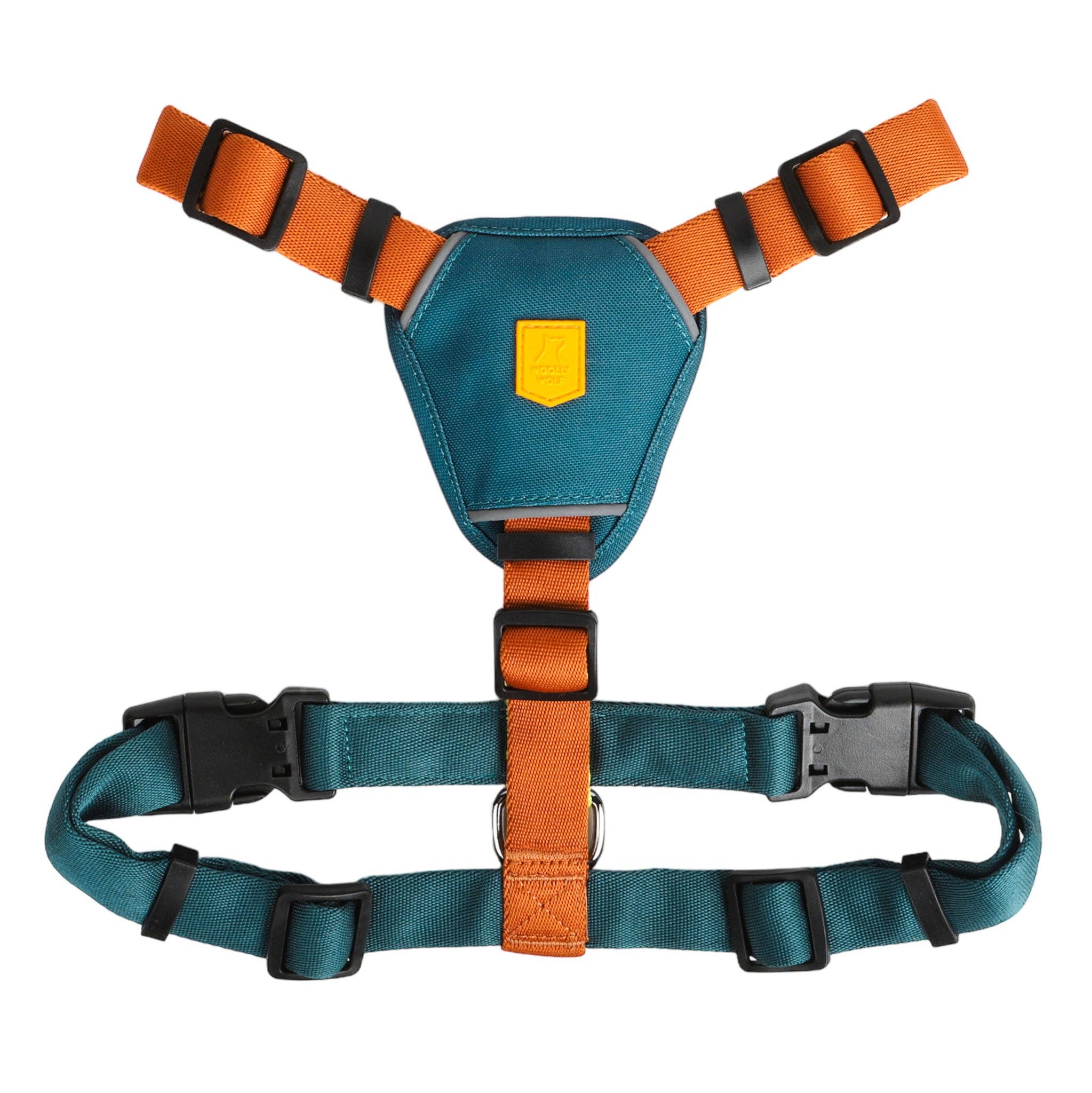 Woolly Wolf – Color Block Harness – Recycled Material