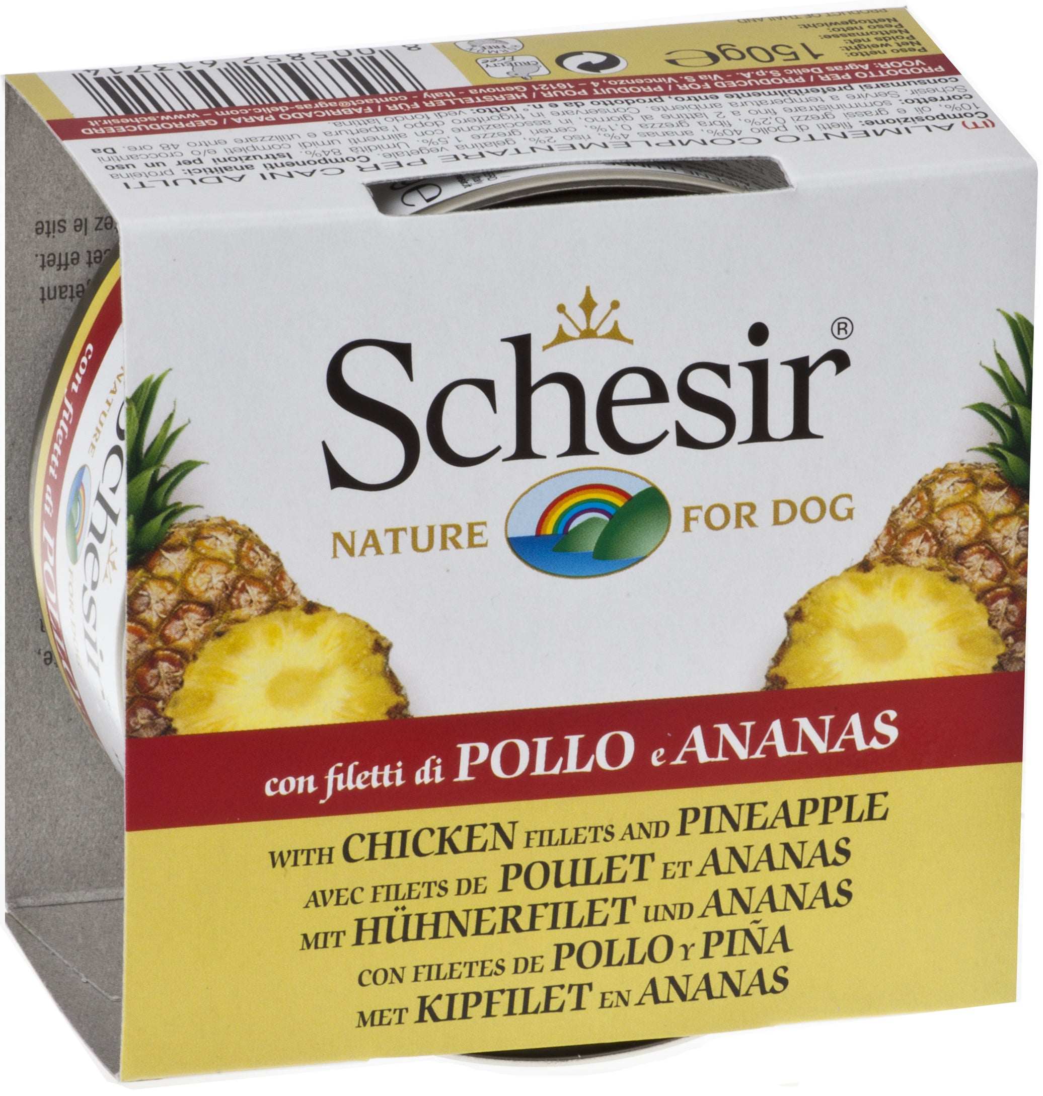 C371 POLLO con PIÑA 150g