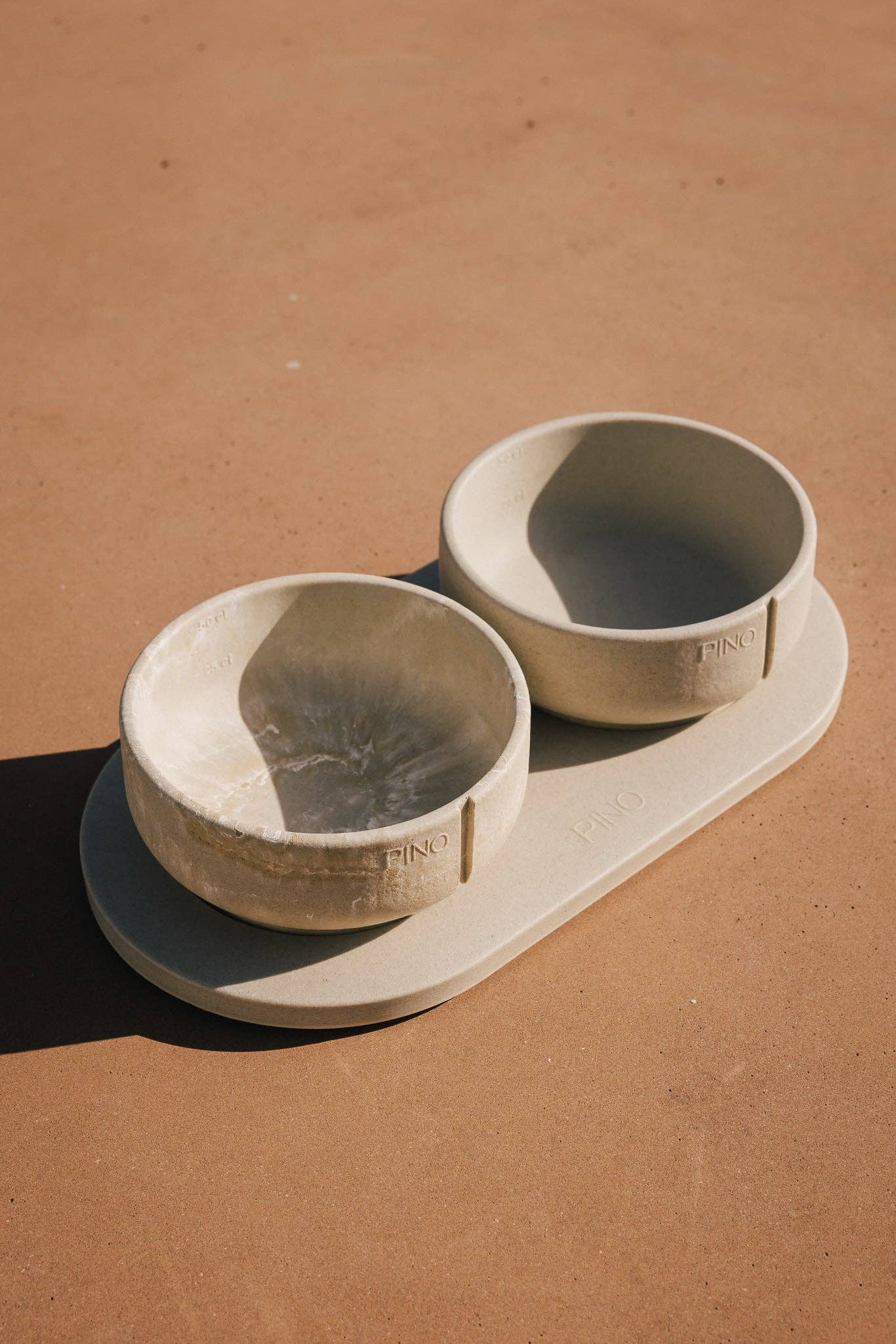 Pino – Sandstone Tray – Ultra-durable Anti-Splash Tray