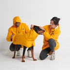 Spark Paws - Breatheshield™ Dog Raincoat - Mustard Yellow