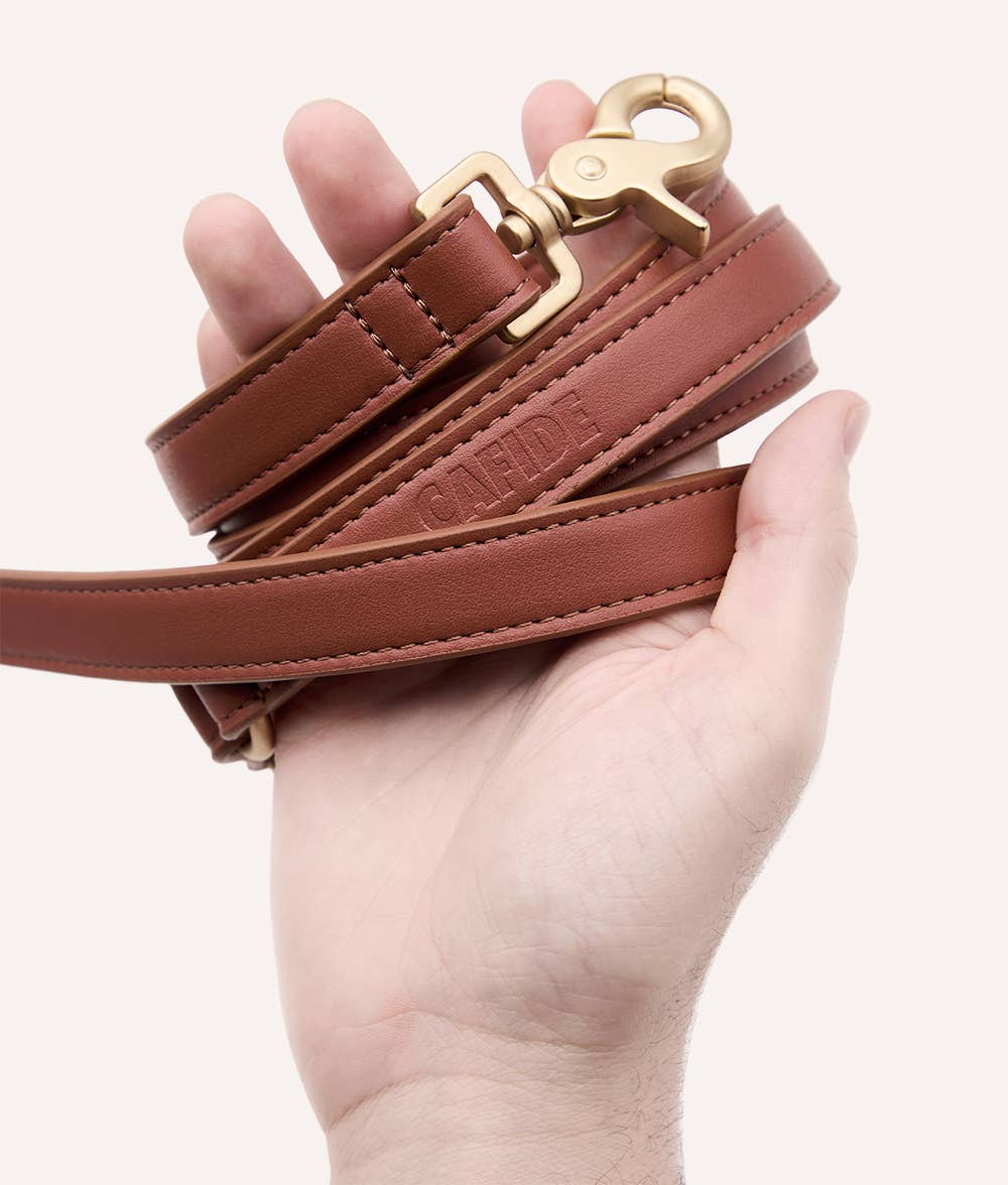 CAFIDE – Correa de Cuero Vegano Jala Marrón – Multi-Posición