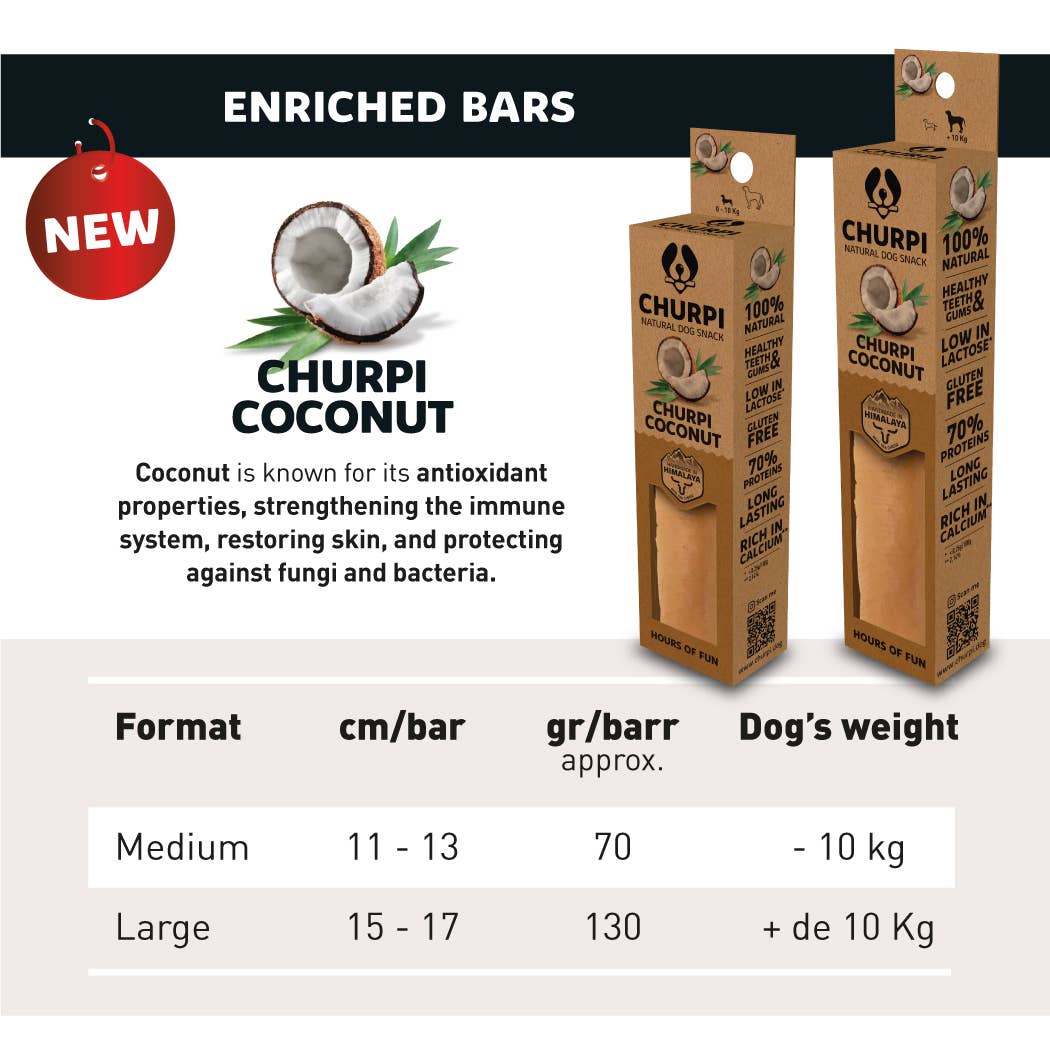 Churpi Dog Chew – CoconutNatural Yak Bar