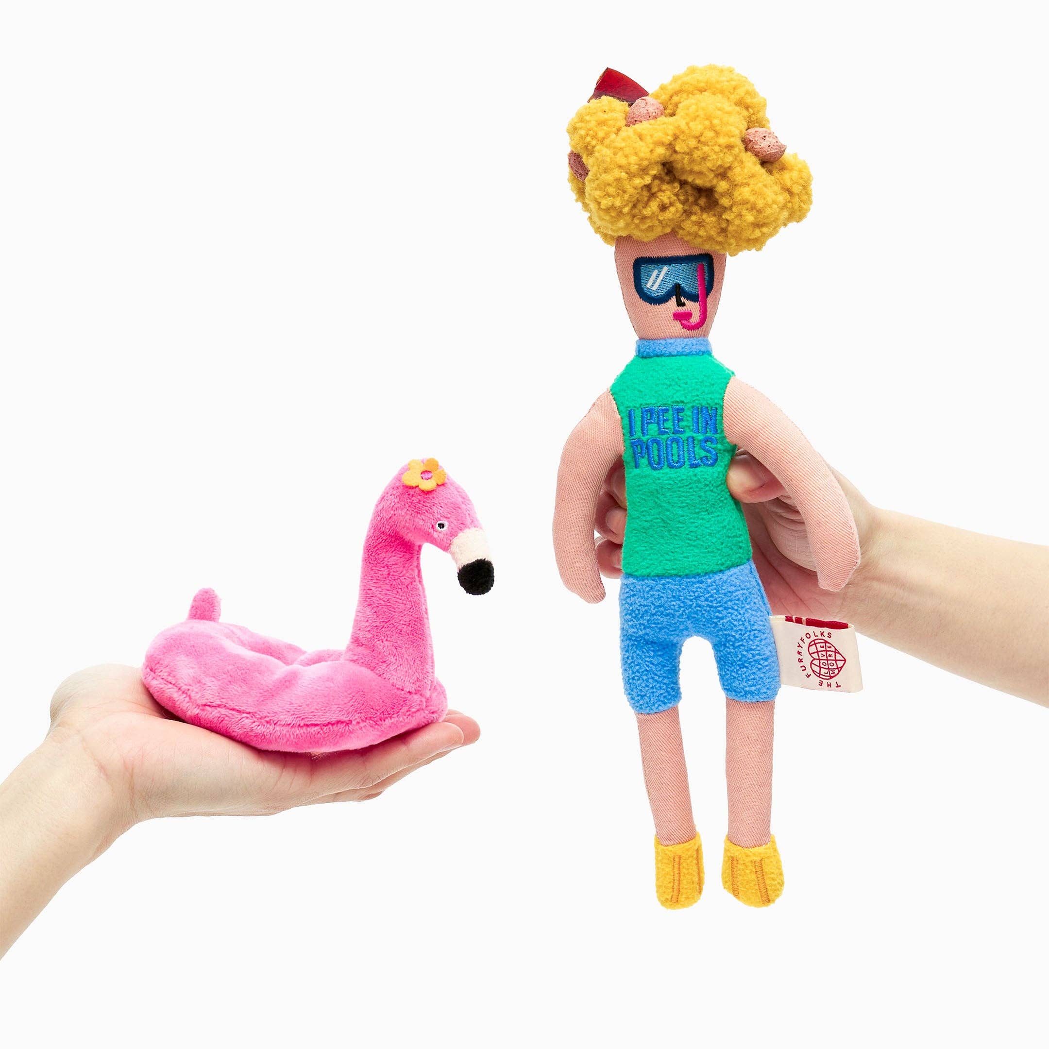 The Furryfolks – Flamingo Hooman – Dog Interactive Nosework Toy
